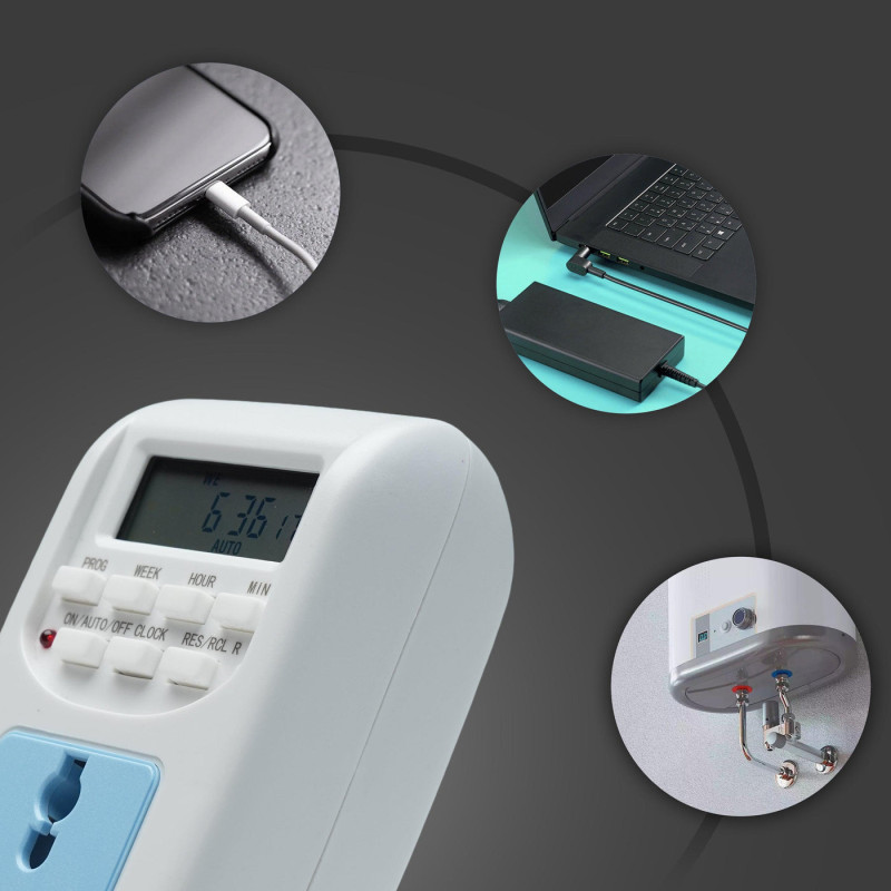 AL-06 Digital Timer Switch 220VAC 10A Digital Timer Digital Programmable Timer Universal Socket | SantkrupaElectricals: Best Online Electronic Products AL-06 Digital Timer Switch 220VAC 10A Digital Timer Digital Programmable Timer Universal Socket | SantkrupaElectricals: Best Online Electronic Products