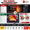 Heat Aerosol Fire Extinguishing Device – Din Rail Mounted Automatic Fire Suppression for Electrical Panels, Meter Box, MCB Box & Solar Distribution Box- Light