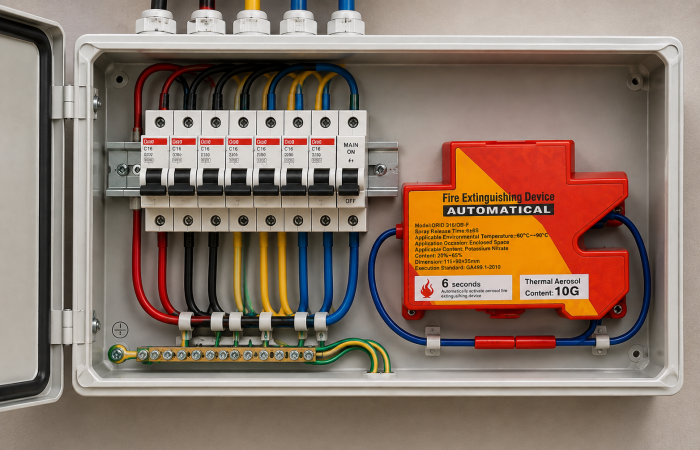 Heat Aerosol Fire Extinguishing Device