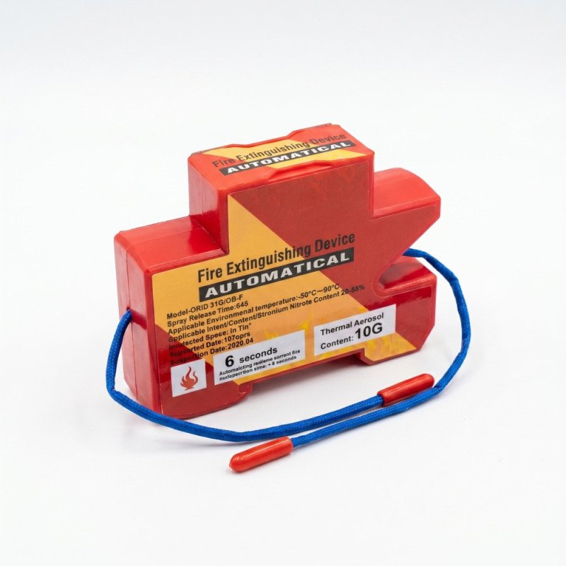 Heat Aerosol Fire Extinguishing Device – Din Rail Mounted Automatic Fire Suppression for Electrical Panels, Meter Box, MCB Box & Solar Distribution Box