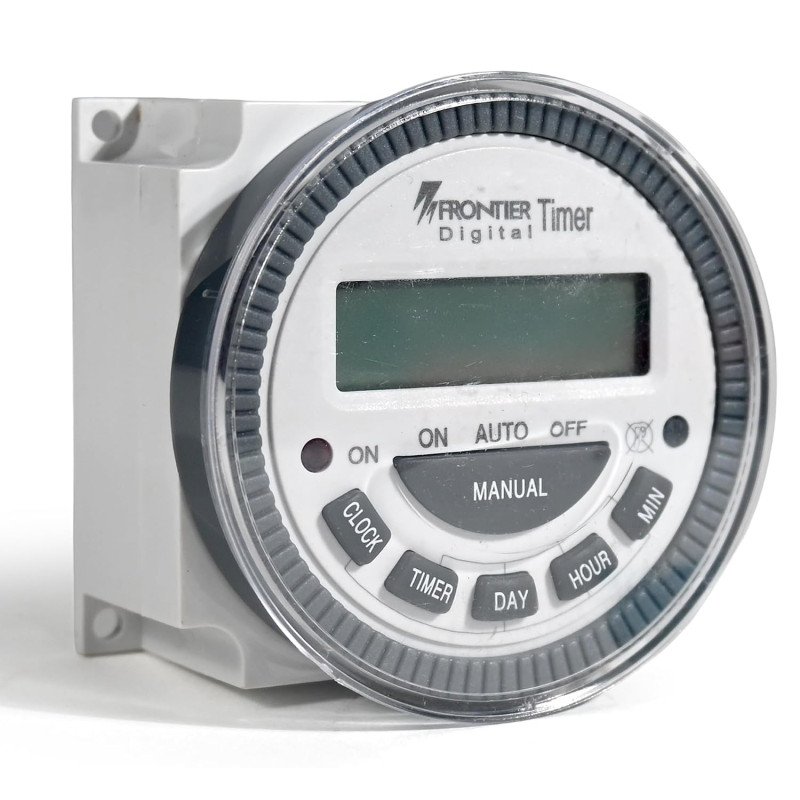 TM619H-2 Digital Timer Switch 30A 220-250V AC, 18 ON/OFF Programs, Weekly & Countdown Timer, LCD Display, CR2032 Battery Backup