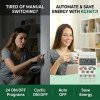 KG316TJ, 30A, 220/230VAC, 50Hz Digital Timer Switch for Electrical ON Off, 24 On Off Program Per Day, Manual Start ON-Off Delay & Cyclic Timer Switch