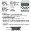 KG316TJ, 30A, 220/230VAC, 50Hz Digital Timer Switch for Electrical ON Off, 24 On Off Program Per Day, Manual Start ON-Off Delay & Cyclic Timer Switch