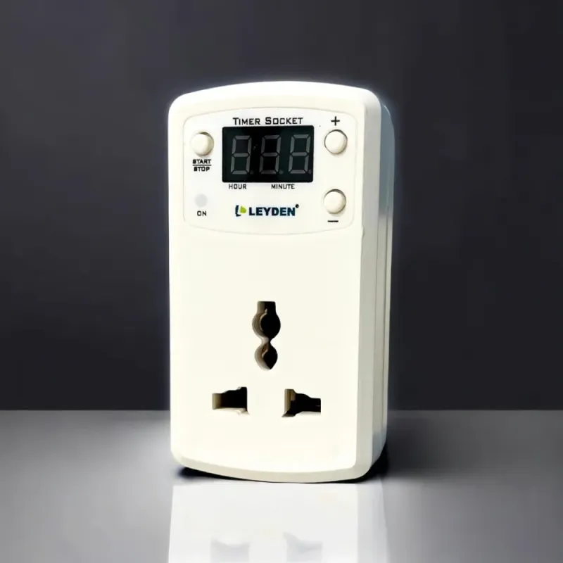TM-PLG 230V, 6A, Single Phase High Quality Digital Programmable Timer Plug For Protection On Over Charging Of Your Battery Operated Devices Mobile, Laptop, Camera, TV, Etc.