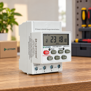 KG316TJ, 30A, 220/230VAC, 50Hz Digital Timer Switch for Electrical ON Off, 24 On Off Program Per Day, Manual Start ON-Off Delay & Cyclic Timer Switch