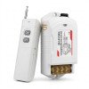 LE-RFC3KM 220VAC 30A RF Remote Control Switch up to 3000m Open Land Range, Heavy Duty Wireless ON/OFF Switch for 2HP Motor, Water Pump, Agriculture, Manual Button