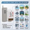 LE-RFC3KM 220VAC 30A RF Remote Control Switch up to 3000m Open Land Range, Heavy Duty Wireless ON/OFF Switch for 2HP Motor, Water Pump, Agriculture, Manual Button